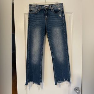 Zenana high rise cropped jeans size 27